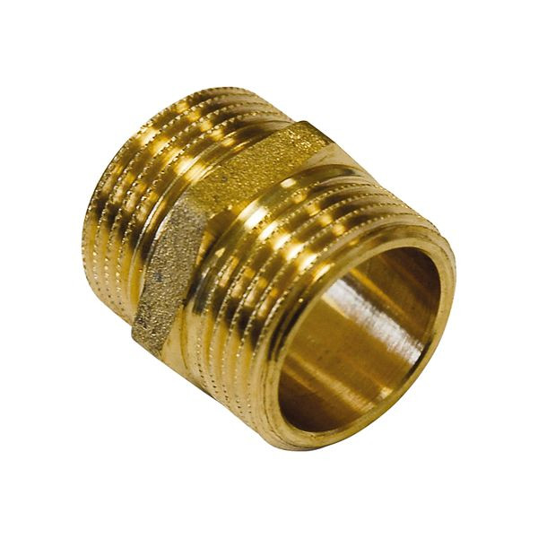 Solarbayer Solarpipe Doppelnippel DN16, flachdichtend, 430041600