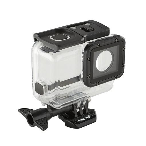 Mantona Unterwassergehäuse Soft Touch Magic GoPro 5 6 7, 1021452