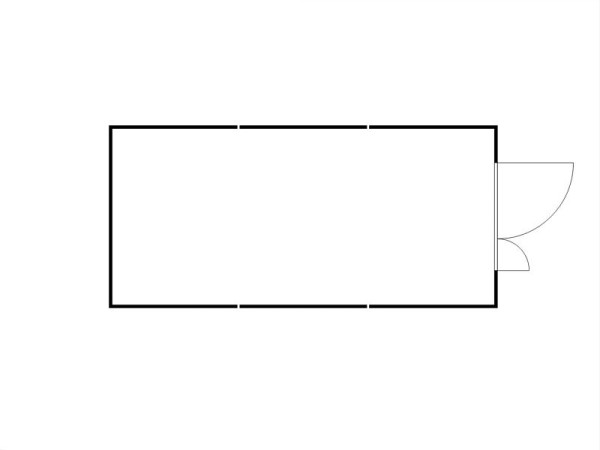 FLADAFI Materialcontainer-Kombination, IC Pro 1360, isoliert, Holzfußboden, Doppelflügeltür (asymmetrisch) auf der 3 m Seite, F2223300201
