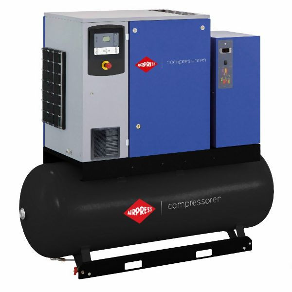 Airpress Schraubenkompressor APS 15DD IVR Combi Dry 13 bar 15 PS/11 kW 265-1860 l/min 500 l, 36213-DD