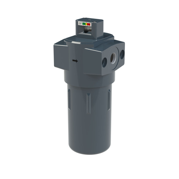 Riegler Aktivkohlefilter mit Differenzdruckmanometer, 0,003 mg/m³, G 1/4, 146953
