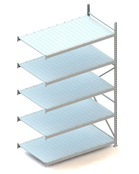 Meta MINI-RACK AR 3000x1800x1050 mm, verzinkt, mit Stahlpaneele, Bodenanzahl: 5, 20051341
