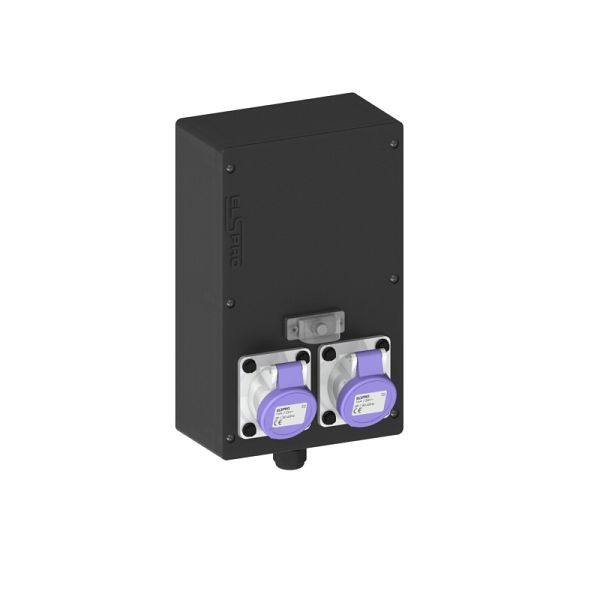 ELSPRO Stationärer Sicherheitstranformator HILDEN, 160 VA, Steckdosen: 2 CEE 24 V 16 A 2 p, 3388167