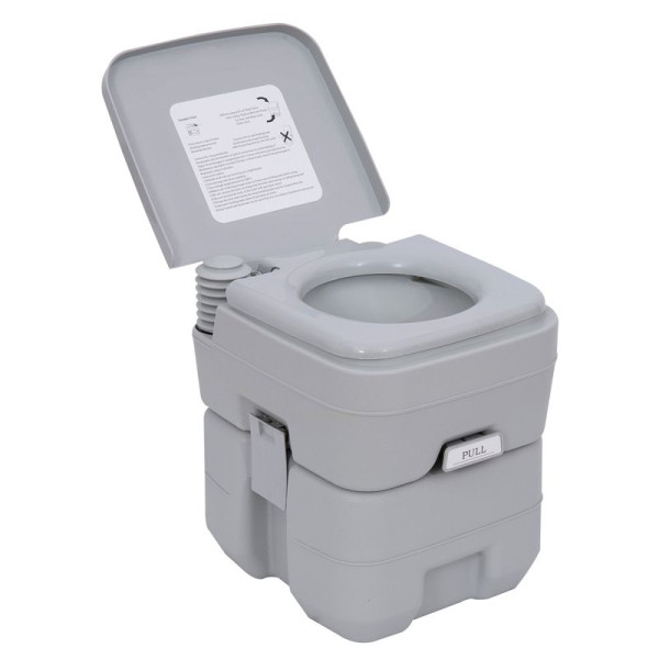 Outsunny Campingtoilette Mobiltoilette WC Chemie mobile Toilette Reise Wohnmobil, 811-023