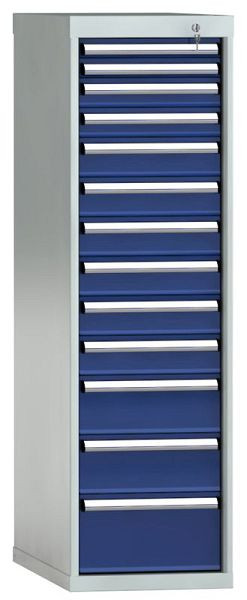 KLW Schubladenschrank 1450 x 419 x 750 mm H x B x T, Einbaumaß: 1350 mm, Einteilung: 18x36 Einheiten, EA / 100 kg, SDB1450-13EP-001