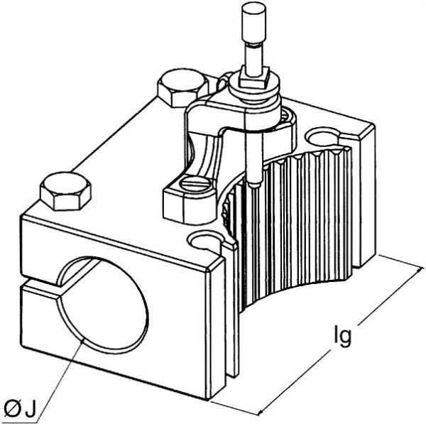 MACK Bohrstangenhalter J MULTISUISSE BJ, 40 x 120 mm, 50-100-147