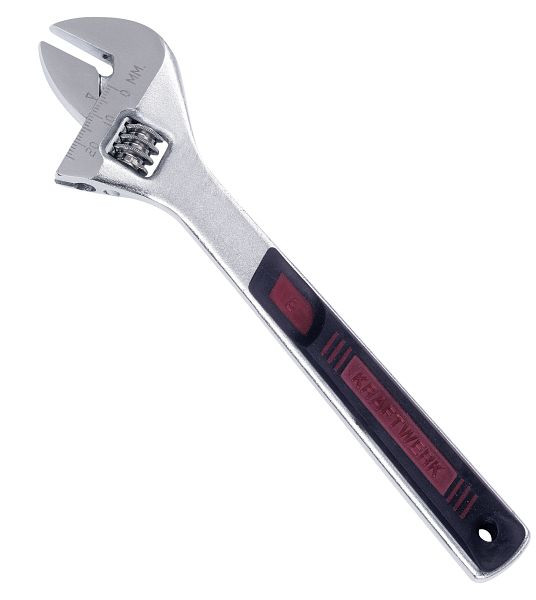 Kraftwerk ergokraft Industrie-Rollgabelschlüssel mit Skala 8 Zoll / 200 mm, 3573