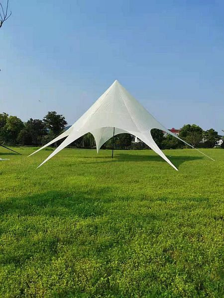 CLP Sternzelt 14m, creme, Polyester, 1611504, 4250420205219