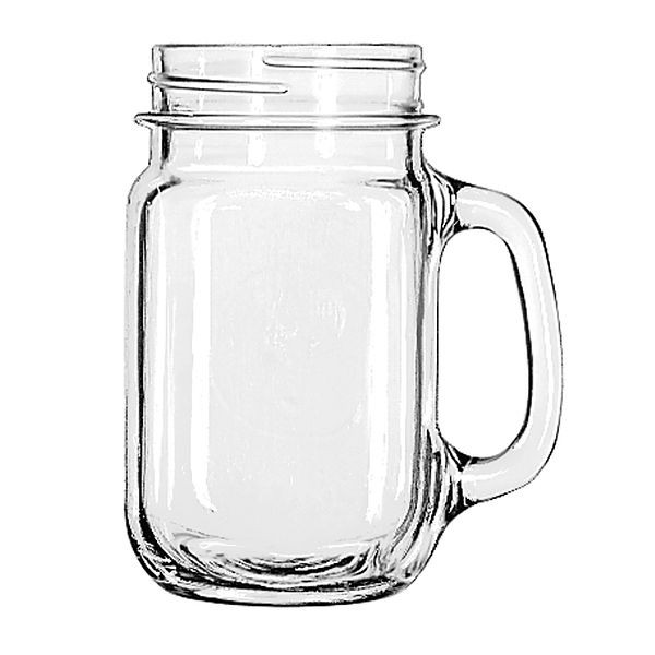 APS LIBBEY Trinkglas "DRINKING JARS", 488 ml, VE: 12 Stück, 70811