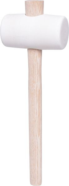 KS Tools Gummihammer weiss, 500g, 140.1235, 4042146630716