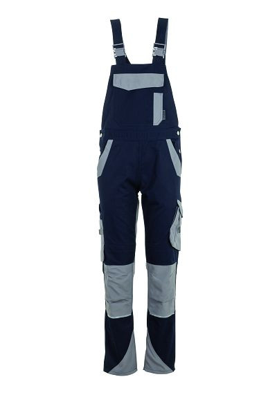 Planam Norit Damen Latzhose, schwarzblau/zink, Größe 34, 6539034