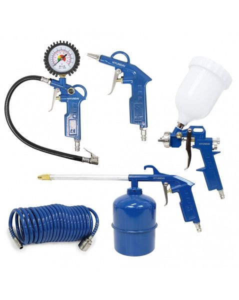 HYUNDAI Kompressor Zubehör SET, für Sprüh- und Lackierarbeiten, ACZ55901