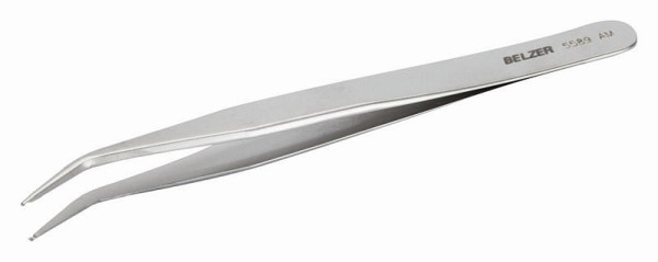 Belzer SMD-Pinzette, Edelstahl, Greifwinkel 30°, 120 mm, 5589 AM