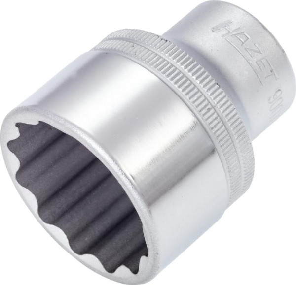 Hazet Steckschlüsseleinsatz, Doppelsechskant, Vierkant hohl 12,5 mm (1/2 Zoll), Außen-Doppel-Sechskant-Tractionsprofil, 1.1/4 ", 900AZ-1.1/4