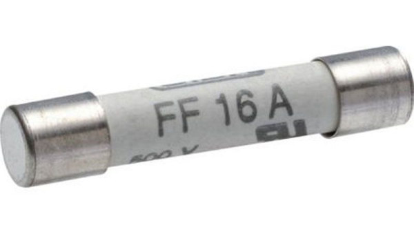 Gossen Metrawatt Sicherung für Multimeter, FF 16 A/600 V AC, VE: 10 Stück, Z109A