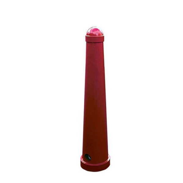 Stein HGS Stilpoller -Kalais-, herausnehmbar mit 3p-Technologie, Sechskantverschluss mittig, inkl. Bodenhülse, RAL 7016 anthrazitgrau, 25105-05