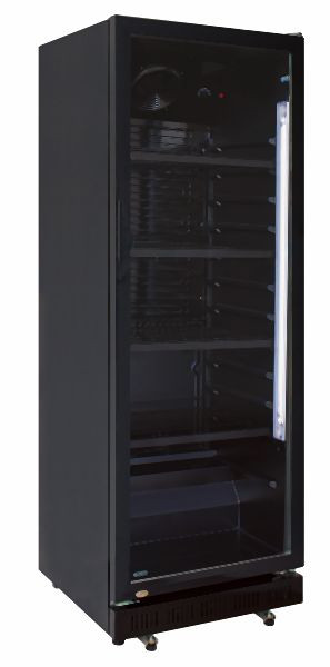 A&S Polarny Flaschenkühlschrank 360 L, 620x635x1732 mm, schwarz, KS-360BB