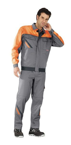 Planam Visline V1 Bundjacke, zink/orange/schiefer, Größe 24, 2410024