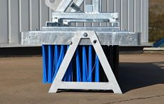 KehrMuli Blockbesen 2900 blau/schwarz, feuerverzinkt und passiviert, 12034