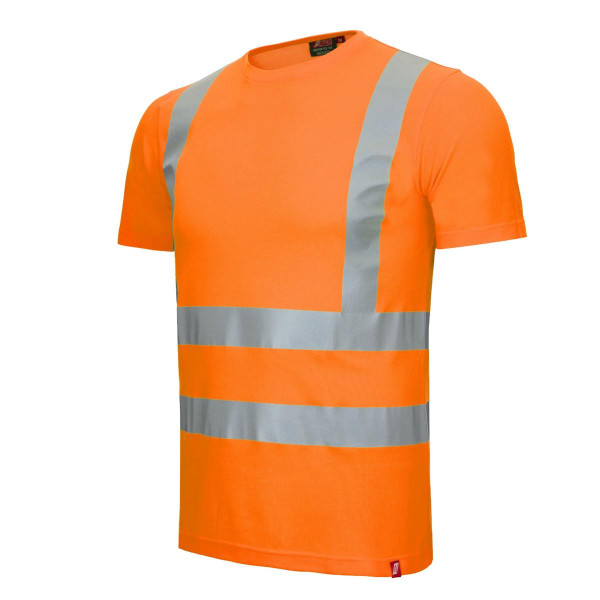 NITRAS MOTION TEX VIZ, Warnschutz-T-Shirt, Größe: 5XL, Farbe: neonorange, VE: 20 Stück, 7008-4100-5XL