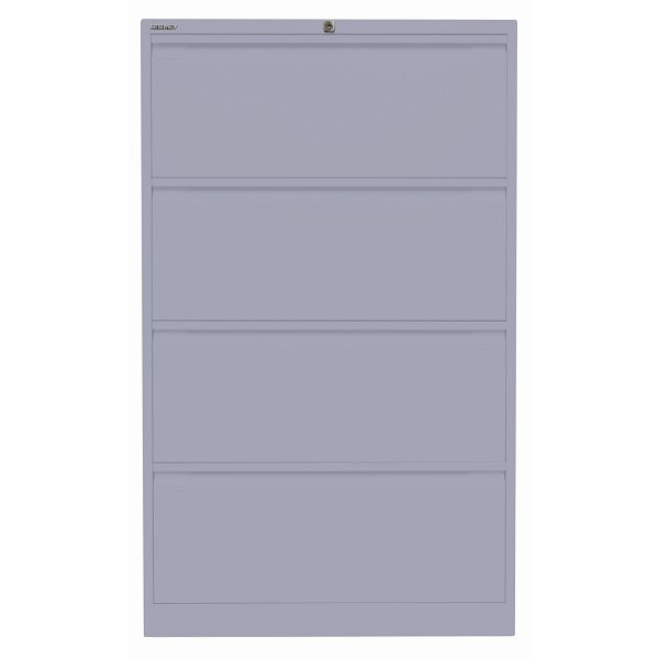 Bisley Hängeregistraturschrank, doppelbahnig, 4 HR-Schubladen, 656 lilac, DF4656