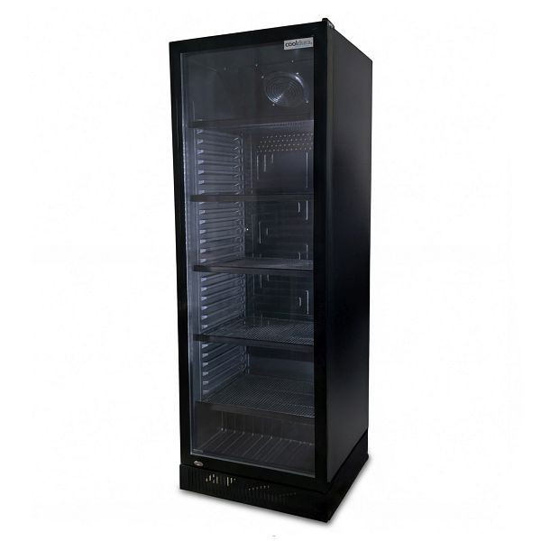 Cooldura Display-Kühlschrank 1‑türig – 352 L – Schwarz, CDC1DB