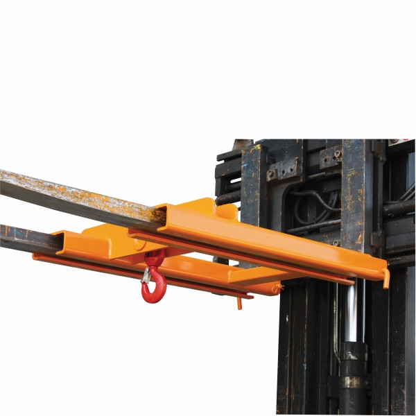 Eichinger Industrie Lasthaken Stapler-Aufsatz für 2 Zinken, 2000 kg, reinorange, 20840200000000