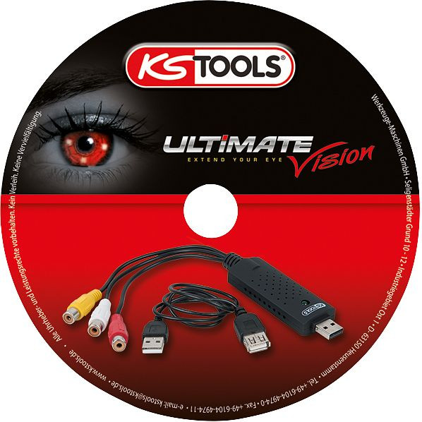 KS Tools USB Video grabber, 550.8603, 4042146488607