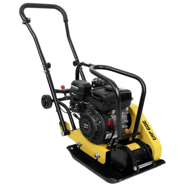 Güde Rüttelplatte GRP 60E, Inkl. Fahrwerk und Zündkerzenstecker, 12 kN, 55577