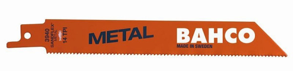 Bahco Säbelsägeblatt, Sandflex®, Bimetall, 100 mm, 14 Zähne pro Zoll, ST, 10er Pack, 3940-100-14-ST-10P