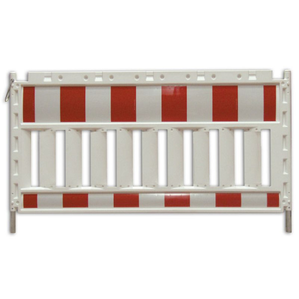 Stein HGS Schrankenzaun -Euro- nach TL, 1,60 m / Folie Typ 1 (RA1) / 11 kg, mit Lampenadapter (nach TL geprüft), 33316ka