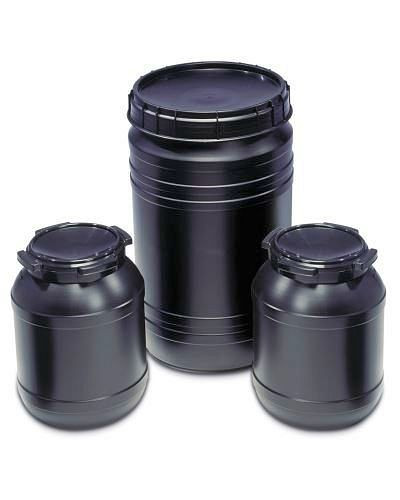 DENIOS Leitfähiges Fass aus Polyethylen (PE), 26 Liter Volumen, 129134