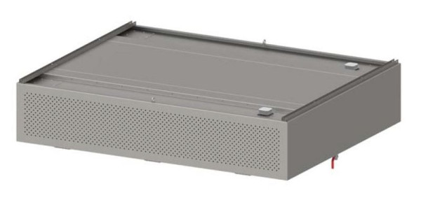 Stalgast Induktions-Deckenhaube mit Kompensation, Kastenform 1600 mm x 1800 mm mit LC2 Typ A Zyklonen-/Labyrinthfilter, DH161815