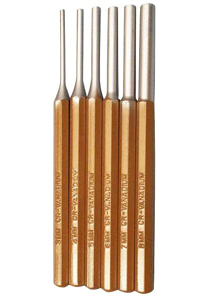 SW-Stahl Splinttreiber-Satz, 3-8 mm, 6-teilig, Chrom-Vanadium-Stahl, 82630L