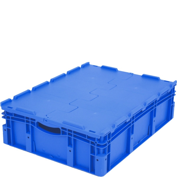 BITO Eurostapelbehälter XL Deckel/Kufe /XLD86221D 800x600x220 blau, Deckel Doppelboden, C0292-0078