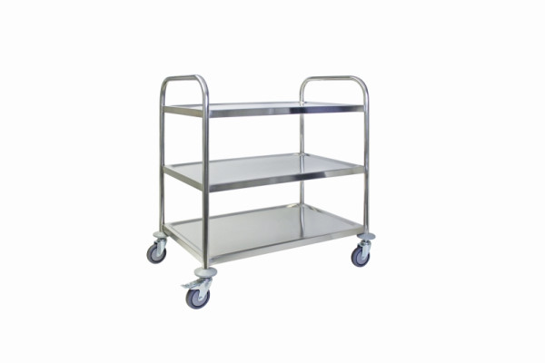Schneider Servierwagen Edelstahl, 3 Auflagen, 920 x 540 x 860 mm, 385551