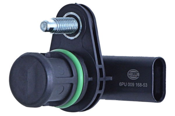HELLA Sensor, Nockenwellenposition, 3-polig, mit Dichtring/mit Schraube, 6PU 009 168-531