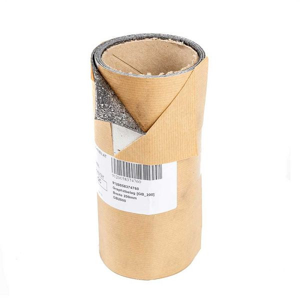 Holzmann Graphitbelag Breite 200mm Rollen zu 1m, Meterware, GB200