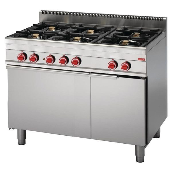 Gastro M Gasherd mit Ofen 65/110CFGE, 37,2 kW, Propangas, 650-Serie, GN049