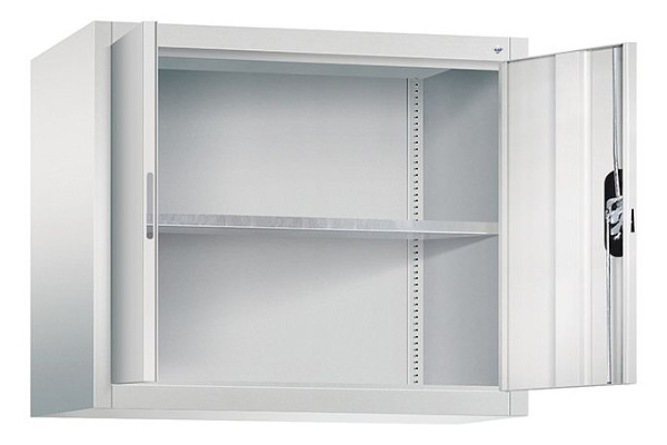 C+P Aufsatzschrank Acurado, H790xB930xT400mm, Farbe: Lichtgrau, Muldengriff, 9265-009 S10069