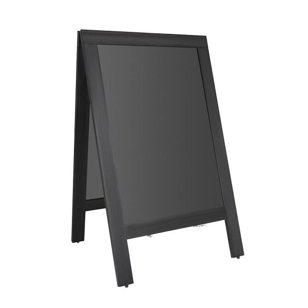 Olympia Bürgersteig-Werbetafel Schwarzer Holzrahmen 700x1200mm, CU993