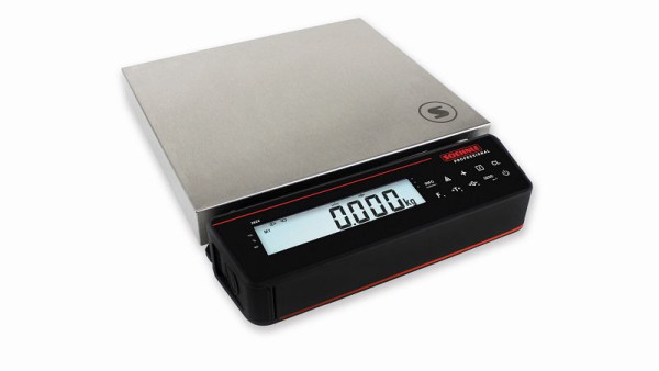 Soehnle Kompaktwaage geeicht, Zweibereich, Höchstlast: 6/15kg, Ziffernschritt: 2/5g, 310x275mm, IP67, Edelstahl, 7170.13.110/5710.00.004