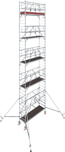Krause Stabilo Fahrgerüst S1000 Feldlänge: 2,50m, Arbeitshöhe: 11,3m, 777089
