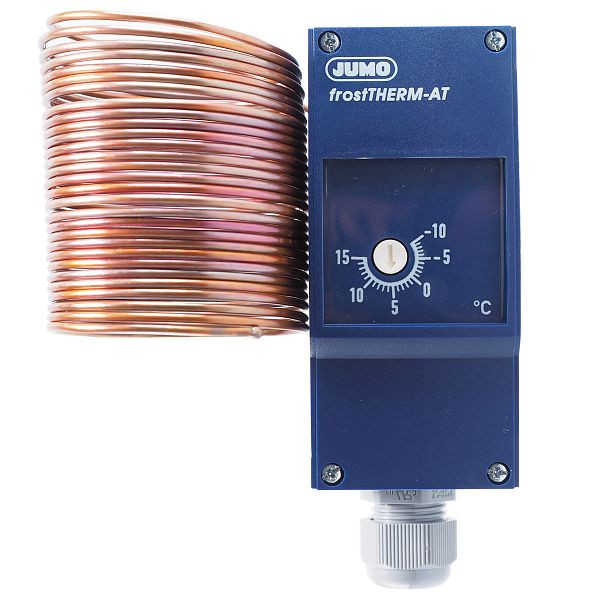 JUMO Frostschutzthermostat, -10 bis 15 °C, Fühlerleitung 6000 mm, IP65, 60003350