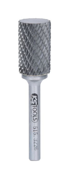 KS Tools HM Zylinder-Frässtift Form A ohne Stirnverzahnung, 16mm, 515.3226