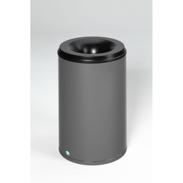 STEIN HGS Papierkorb feuersicher, Silber (ähnl. DB 701), 110 l, 82080.0007