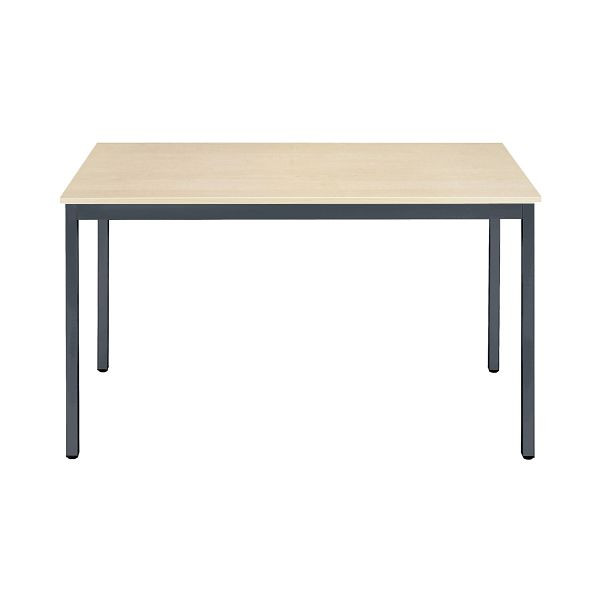Bisley Mehrzwecktisch, Breite 1600 mm, Tiefe 800 mm, 25mm Tischstärke, 334 anthrazitgrau x MP ahorn, MTC251608MP334