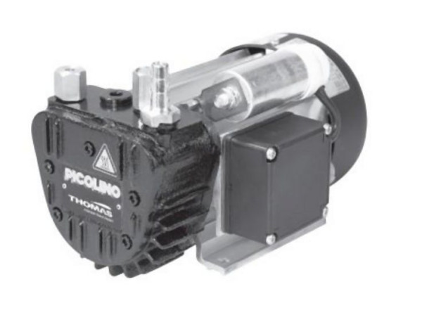 Gardner Denver Thomas Drehschieberpumpe PICOLINO DTE 8 m³/h, Kompressoraggregat, 133 l/min, 0,8 bar, 230V, ölfrei, 23660225