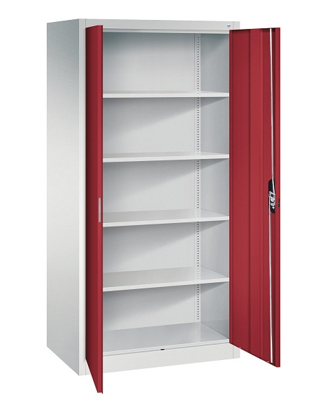 C+P Büroschrank Acurado, H1950xB930xT600mm, 7035/3003, 9290-000 S10698