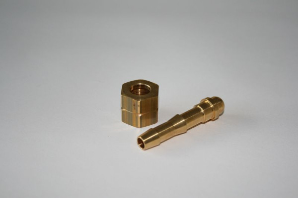 ELMAG Schlauchtülle mit Überwurfmutter, IG 1/4'-LINKS,6 mm, 42345